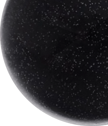 Black ball decoration